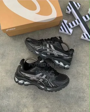 ASICS Gel-Kayano 14 Sneakers in a Sleek Black and Pure Silver