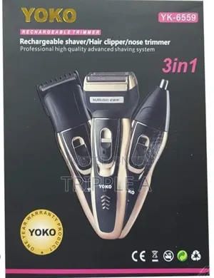 Yoko Beard Shaver Trimmer Hair Clipper - Black