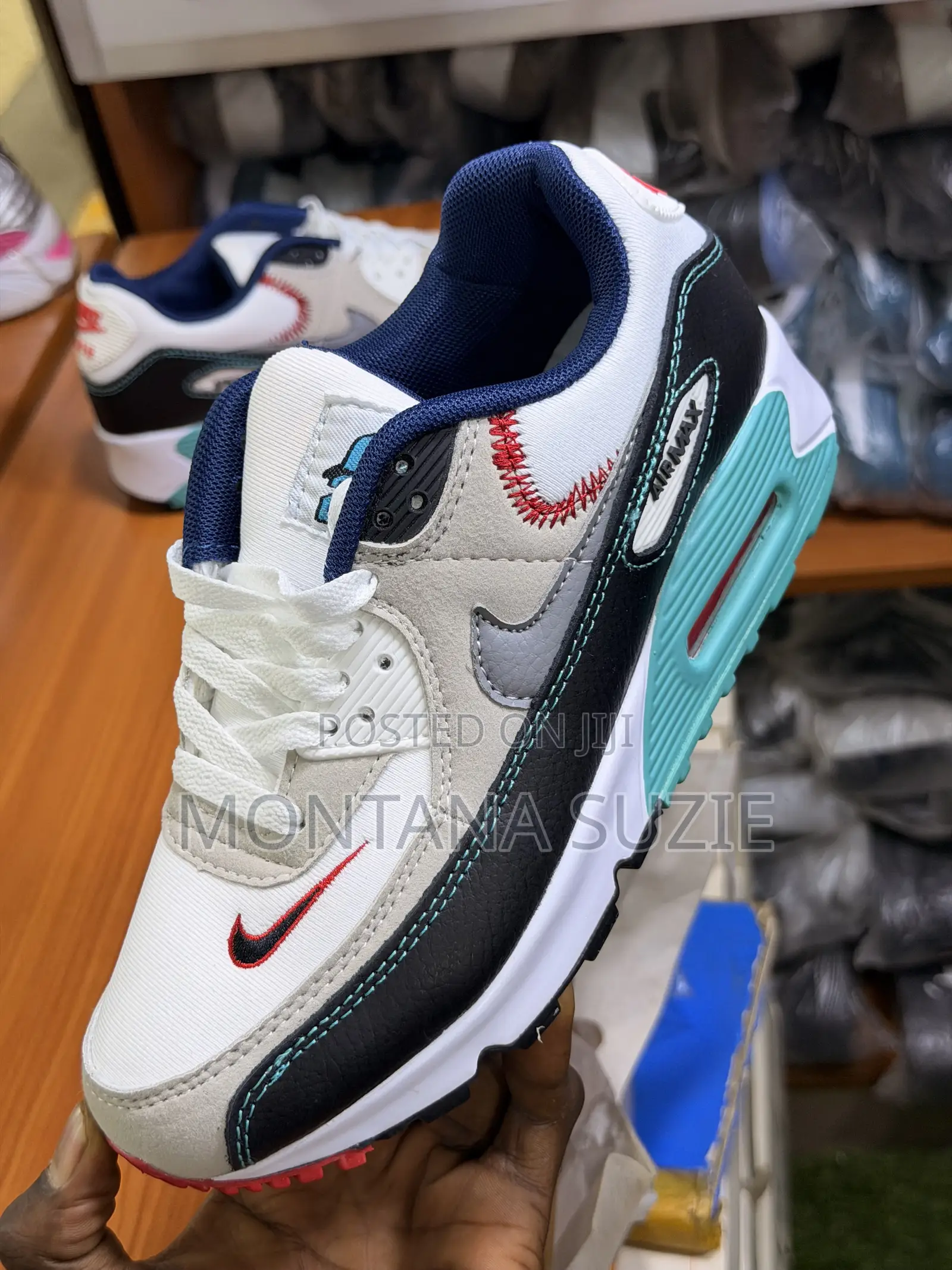 AirMax 90 (White,Black Green)