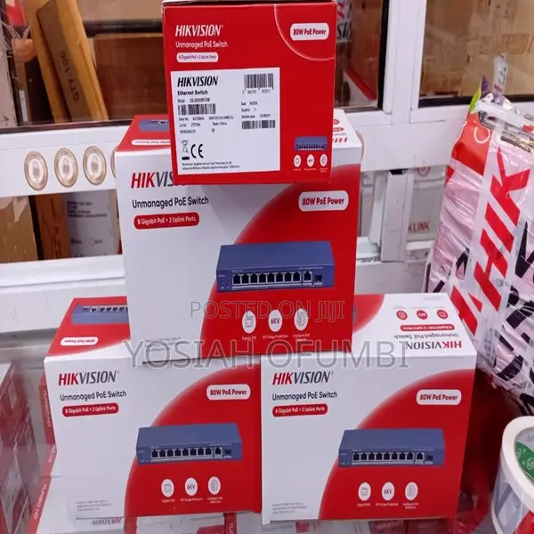 Hikvision Poe 8 Port Unmanaged DS-3E0510P-E/M