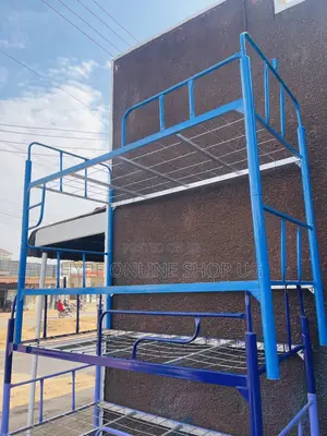Brandnew Blue Bigger Pipe Double Deckerbed With Ladder/Netholder