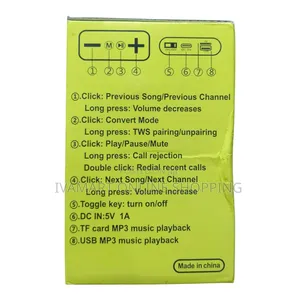 Boom Best LN-1036mini Super Bass Wireless Speaker - Portable