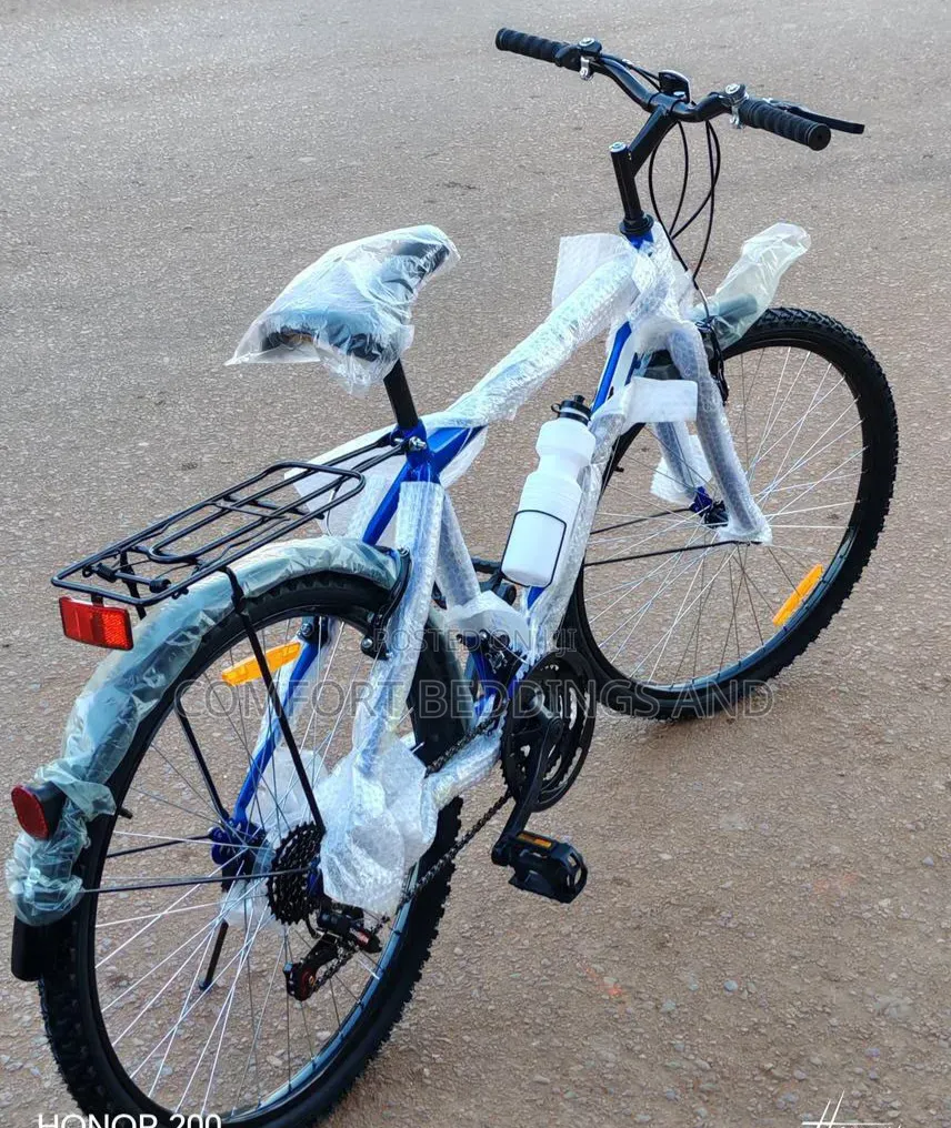 Skymark Adult Bicycle With Carrier Blue