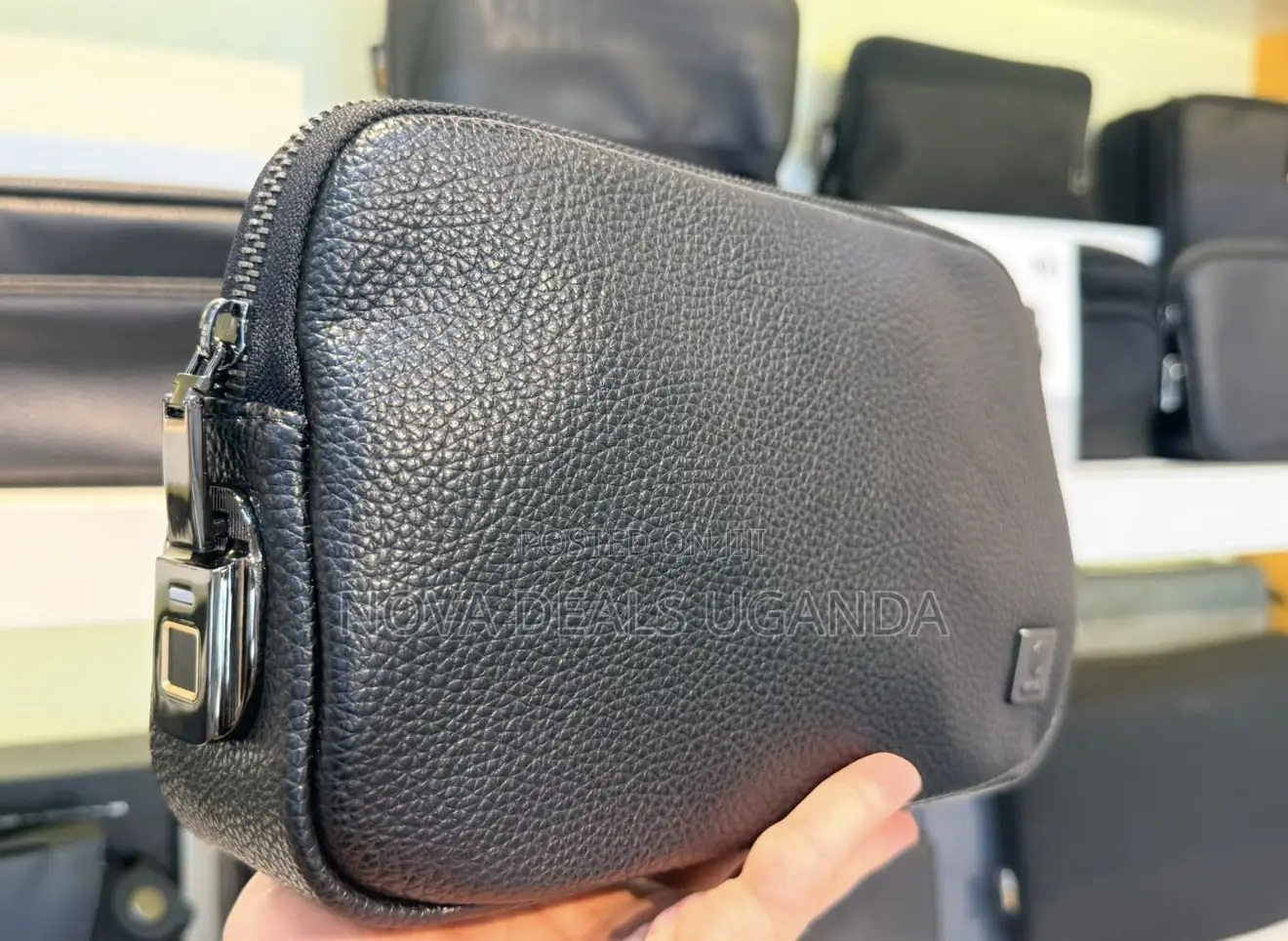 JBQ Finger Print Unlock Wristbag