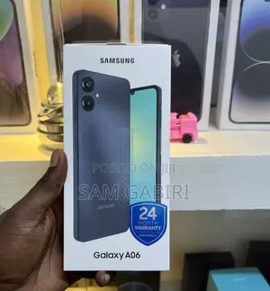 New Samsung Galaxy A06 128 GB Black