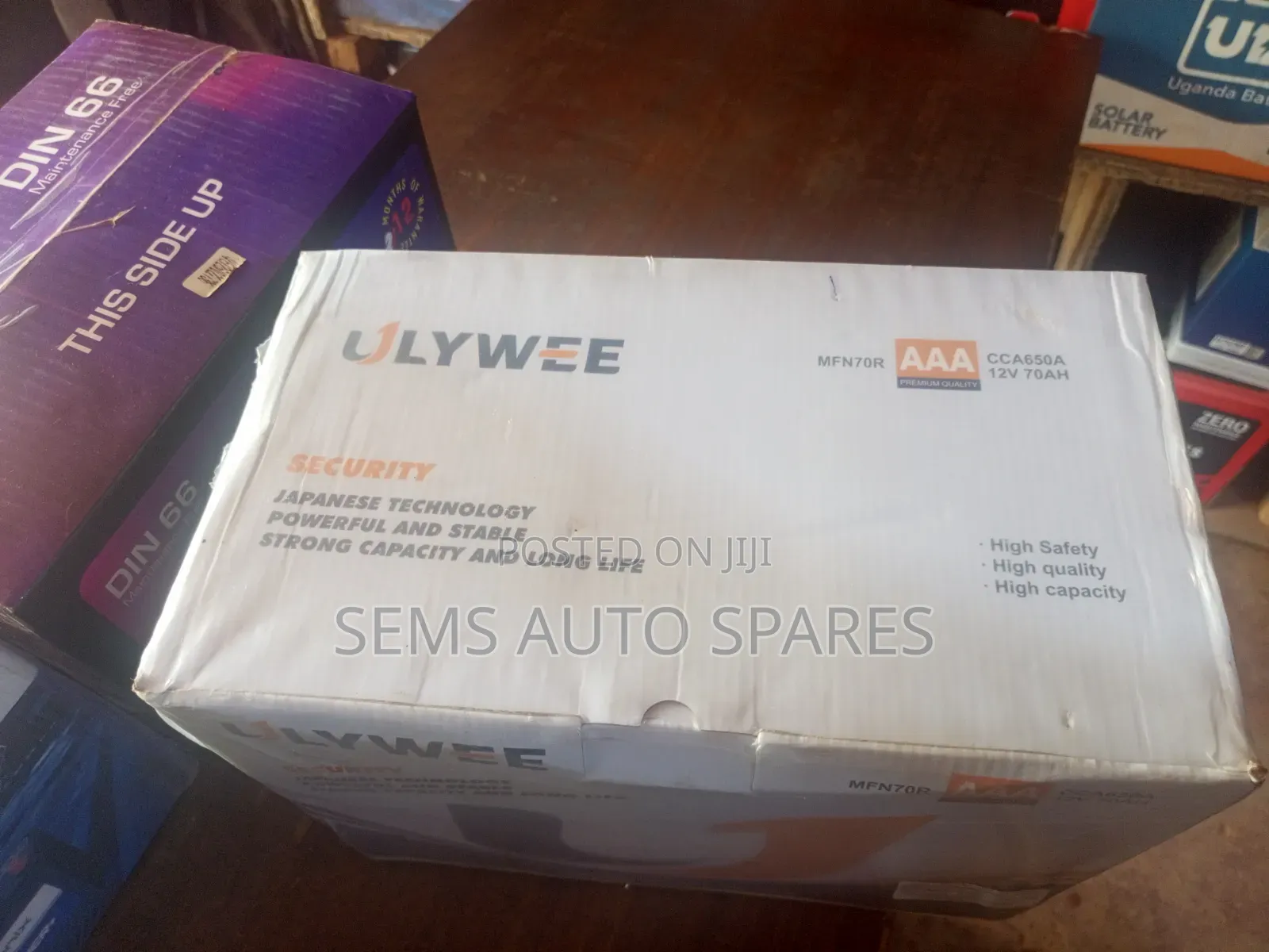 N70 70ah Battery Ulywee