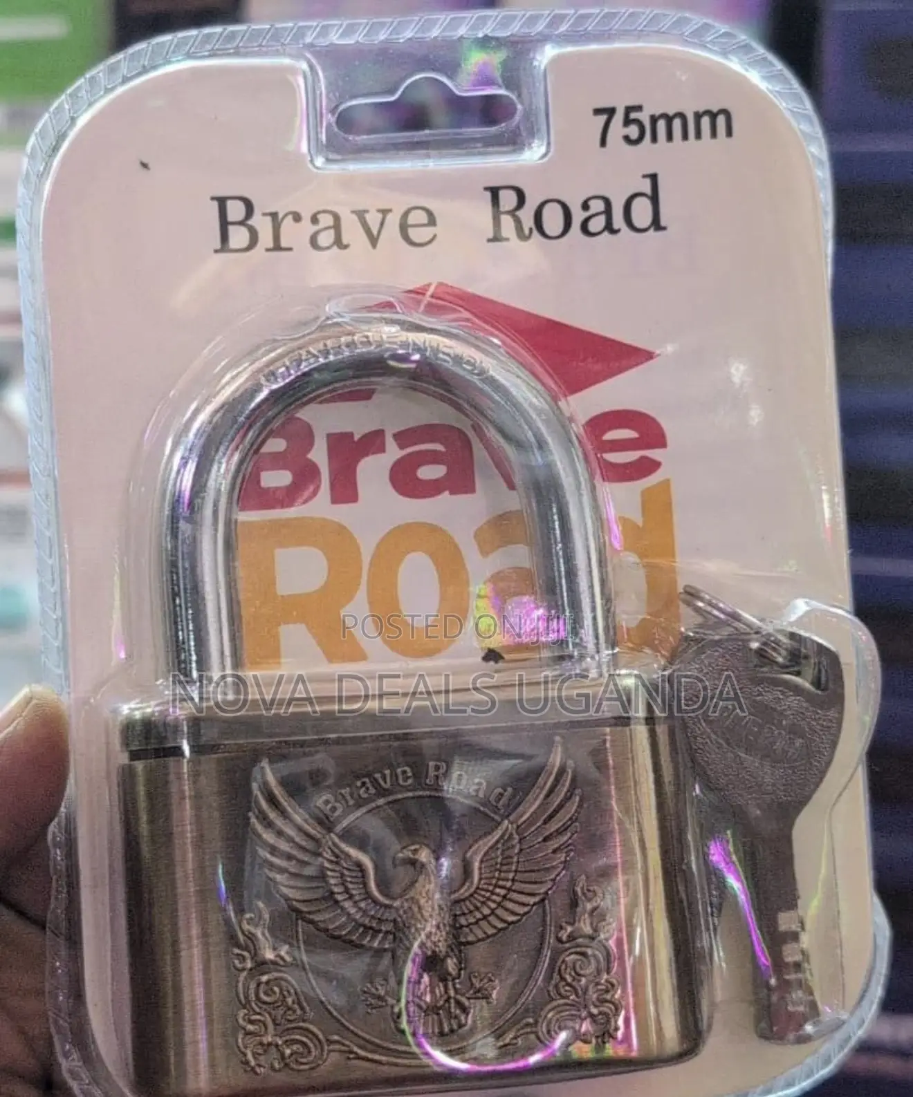 Brave Road 75mm Padlock
