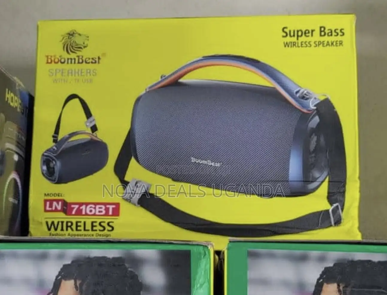 Boom Best Superbass Wireless Speaker With Strap Handle Ln-716bt