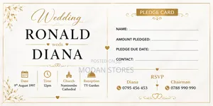 Wedding Pledge Cards