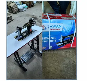 Sewing Machine Complete With Table and Stand