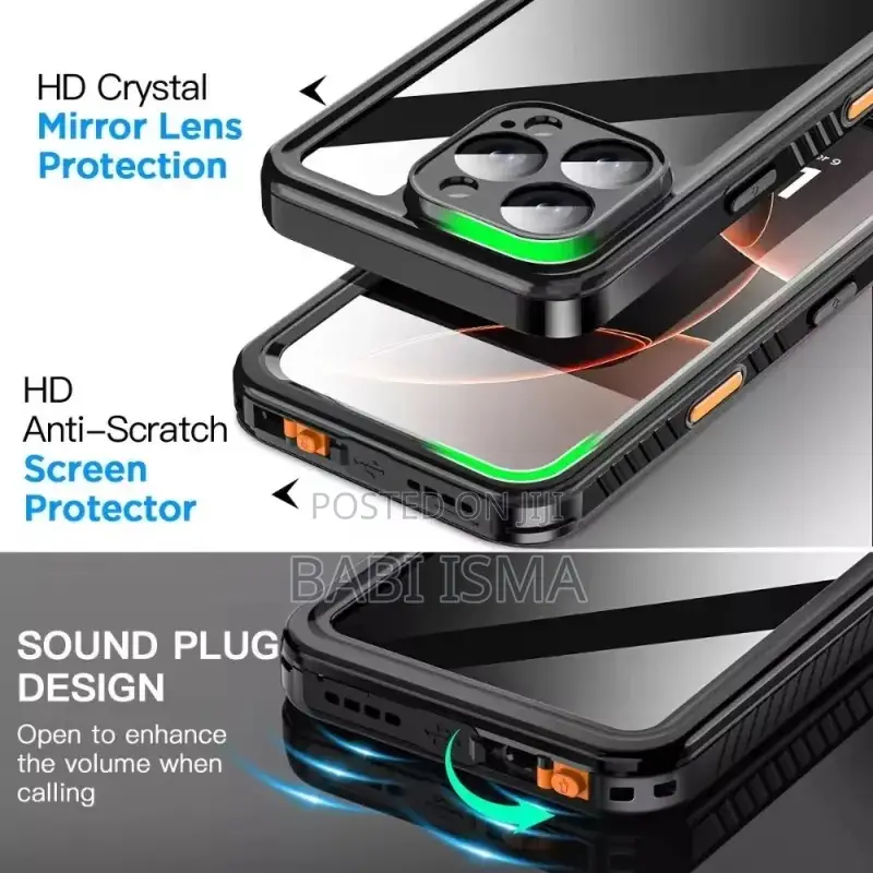 iPhone 14pro Max 360 Water Proof Armoured Phone Case