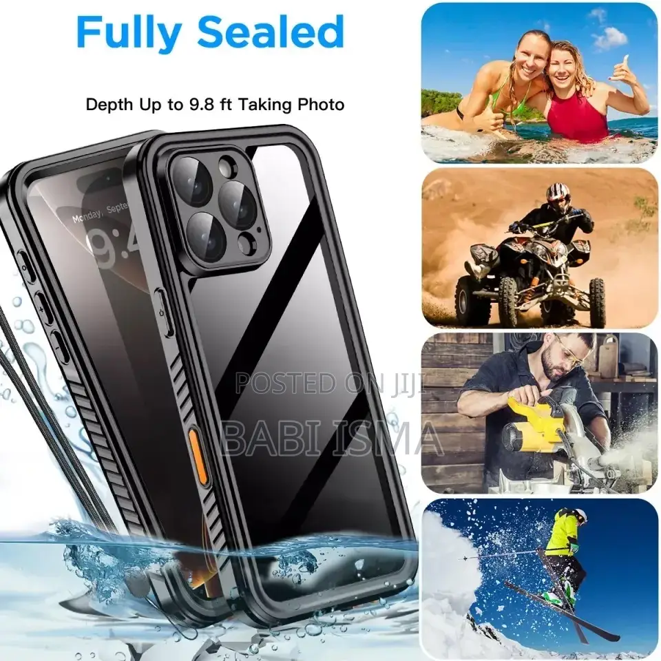 iPhone 14pro Max 360 Water Proof Armoured Phone Case