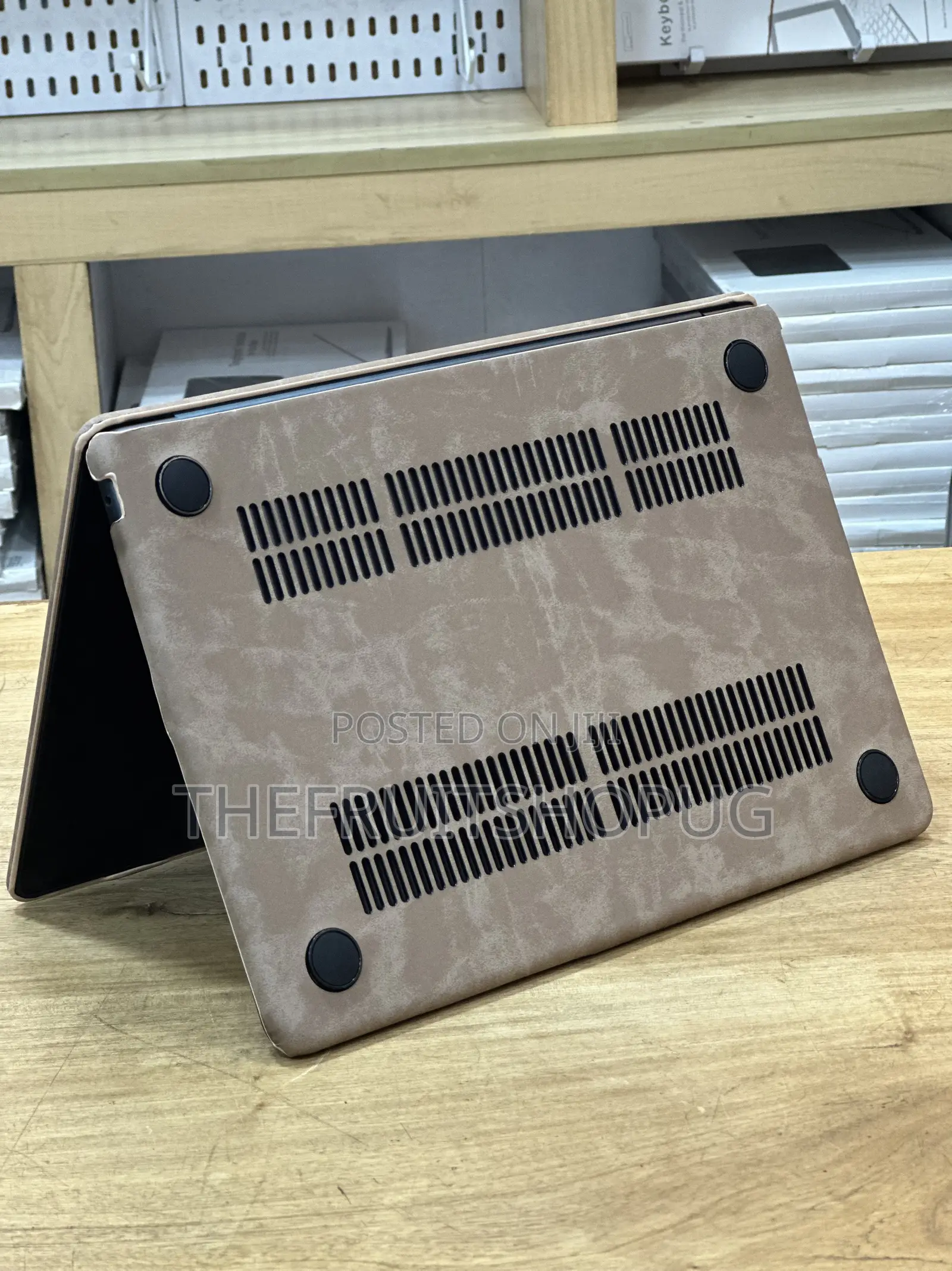 Velvet Brown Hard Shell Macbook Air 13.6” Case Cover for M2 M3 M4 M5