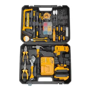 21V Cordless Electric Drill Set Household Hand Tool Combo Kit