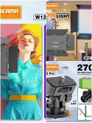Plokama W12 Pro 30W RGB Photography Light