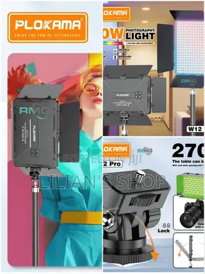 Plokama W12 Pro 30W RGB Photography Light