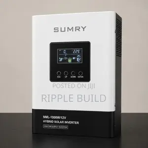 1000W SUMRY Hybrid Pure Sine Wave Solar Inverter 12V