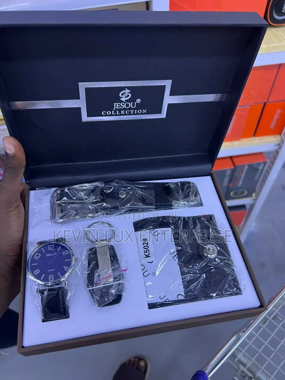 Watch and Belt Plus Key Holder Gift