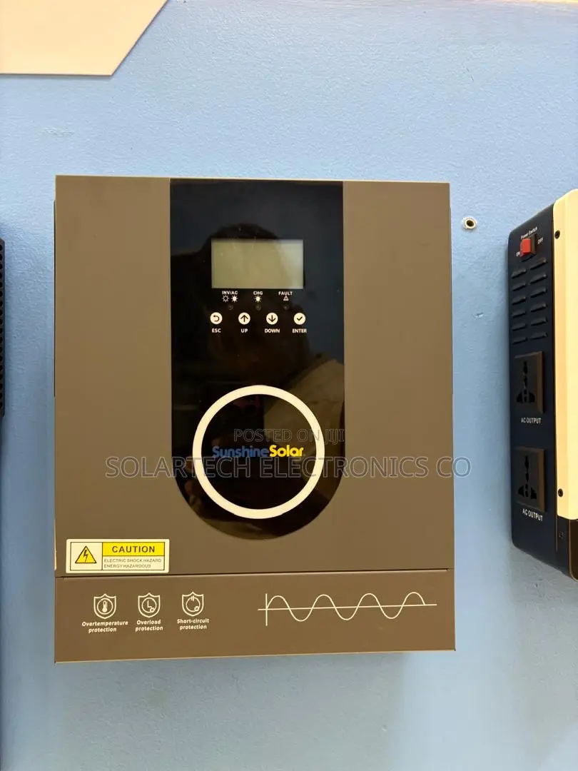 Sunshine 1000VA 1000W 12V Hybrid Solar Inverter MPPT Charger