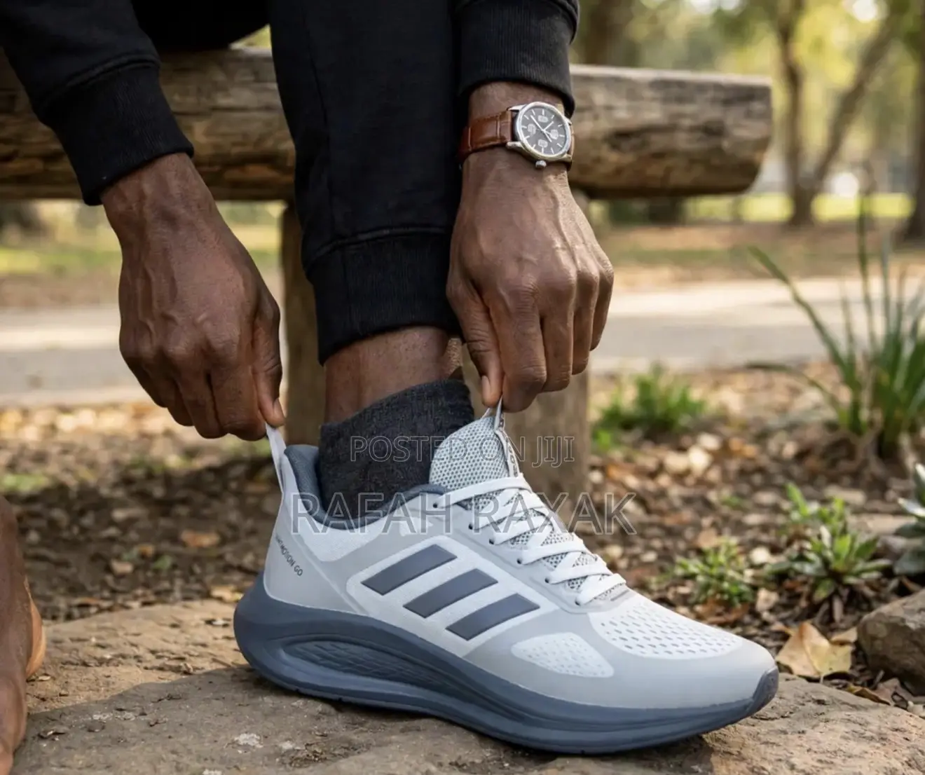 Original Men’s Mid-Grey Adidas Light Motion Go Running Trainer Sneaker
