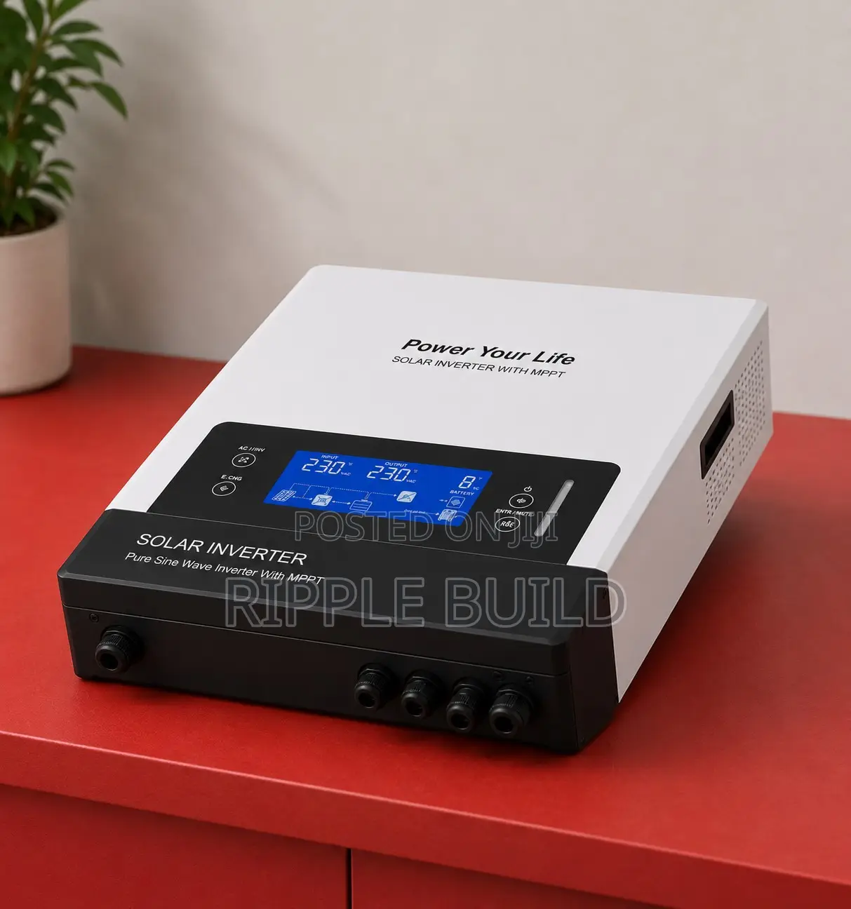 Sumry 3000W MPPT Hybrid Solar Inverter Pure Sine Wave 24V