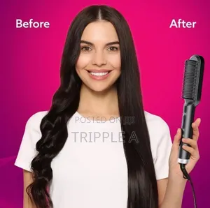 Temperature Comtrol Hair Straightener Comb