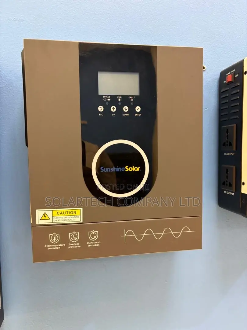 Sunshine 1000W Pure Hybrid Solar Inverter 12V | 10.5–16VDC
