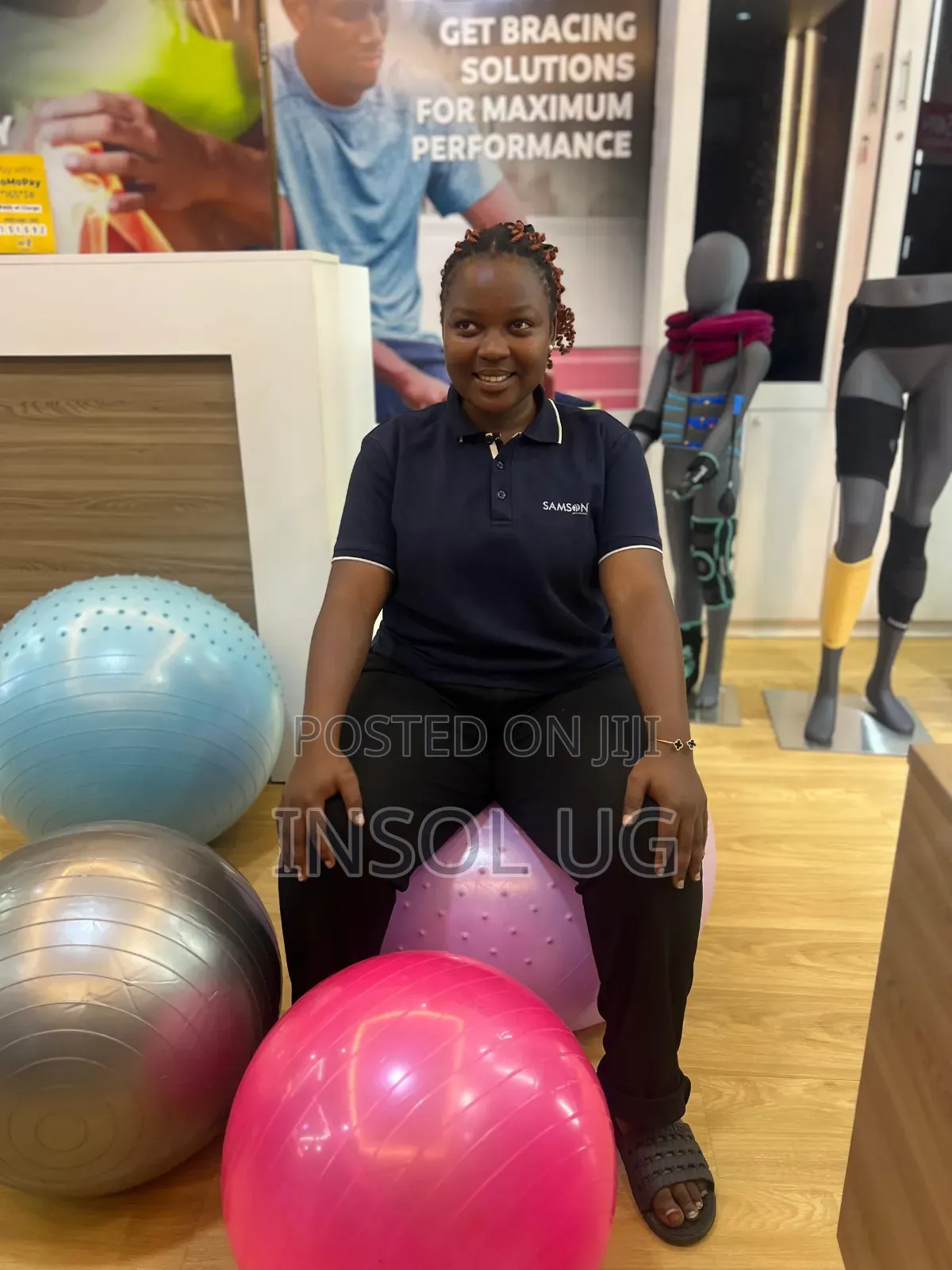Half Massage Exercise Ball