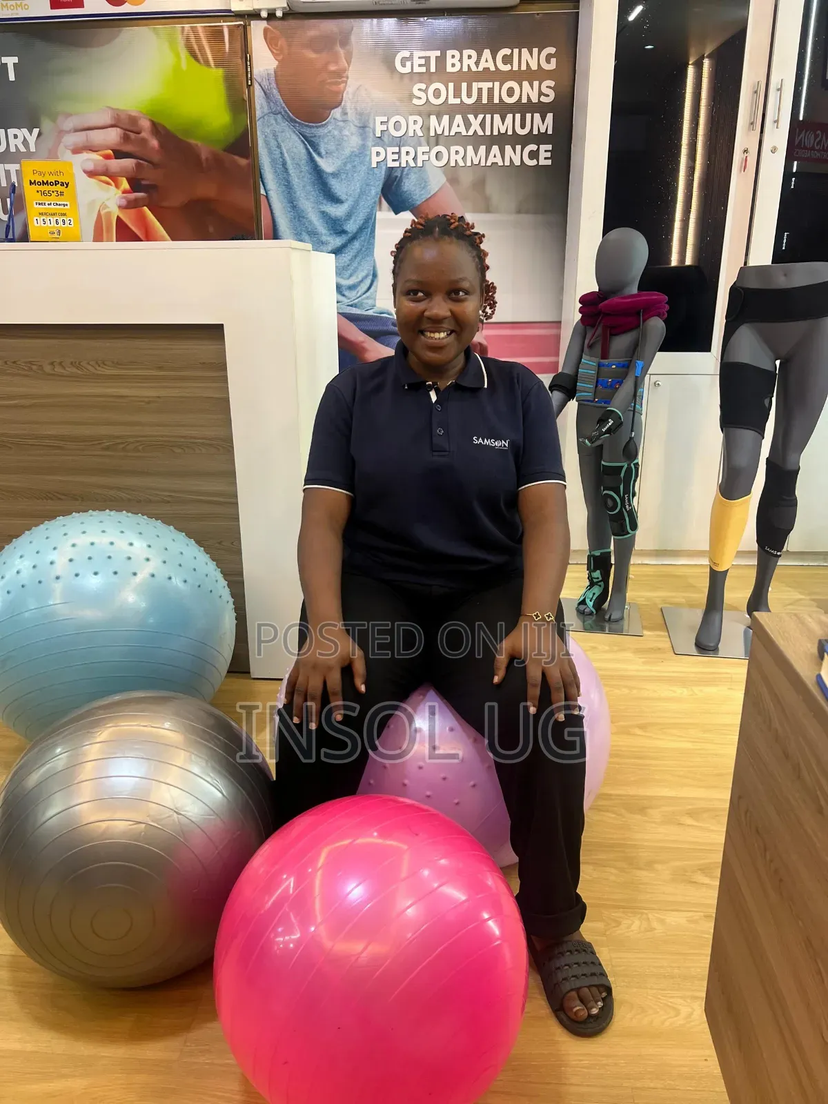 Half Massage Exercise Ball