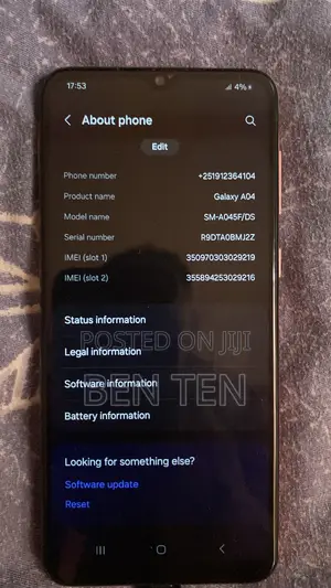 Samsung Galaxy A04 64 GB Red