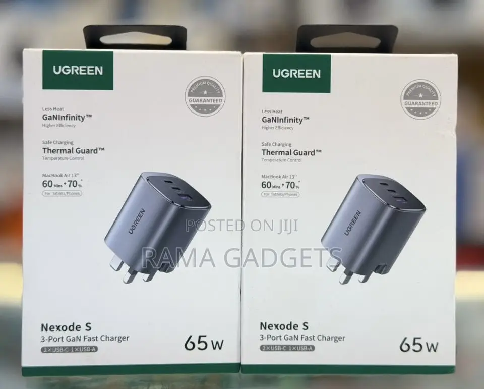 Ugreen Nexode S 3-Port 65W GaN Fast Charger