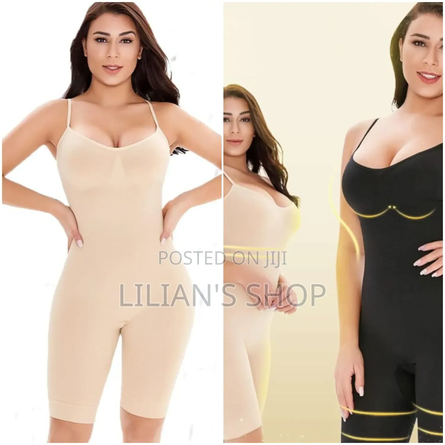 Seamless Full-Body Shaper Bodysuit