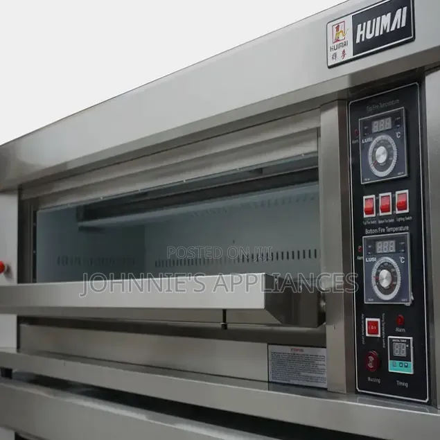 Multi-Function Electric Commercial Double Decker 2 Trays Oven