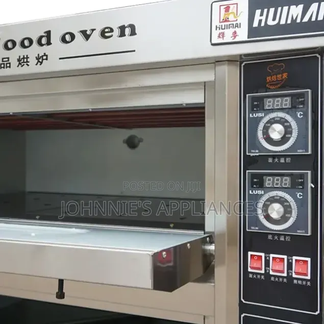 Multi-Function Electric Commercial Double Decker 2 Trays Oven