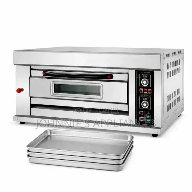 Multi-Function Electric Commercial Double Decker 2 Trays Oven