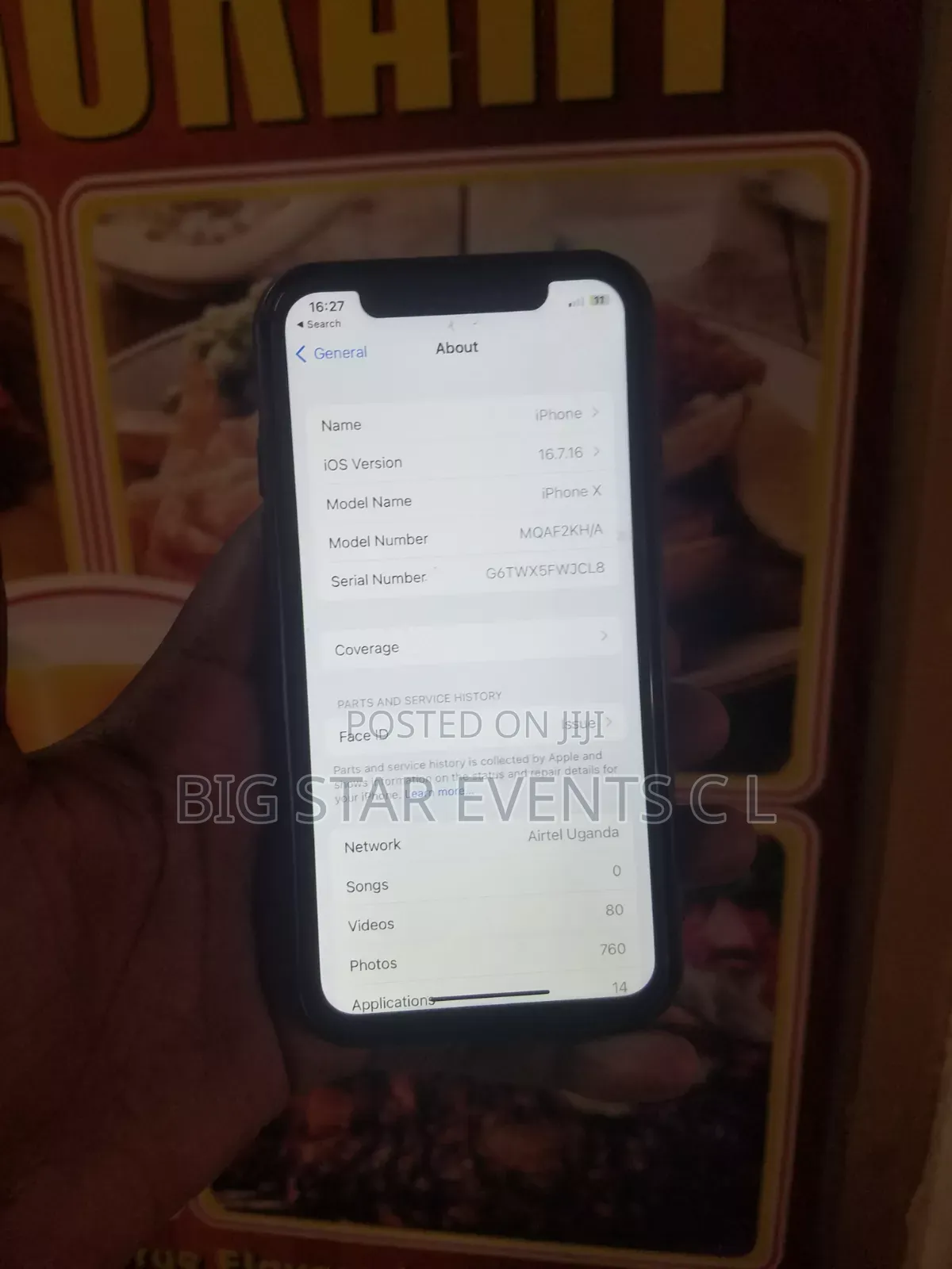 Apple iPhone X 256 GB Black