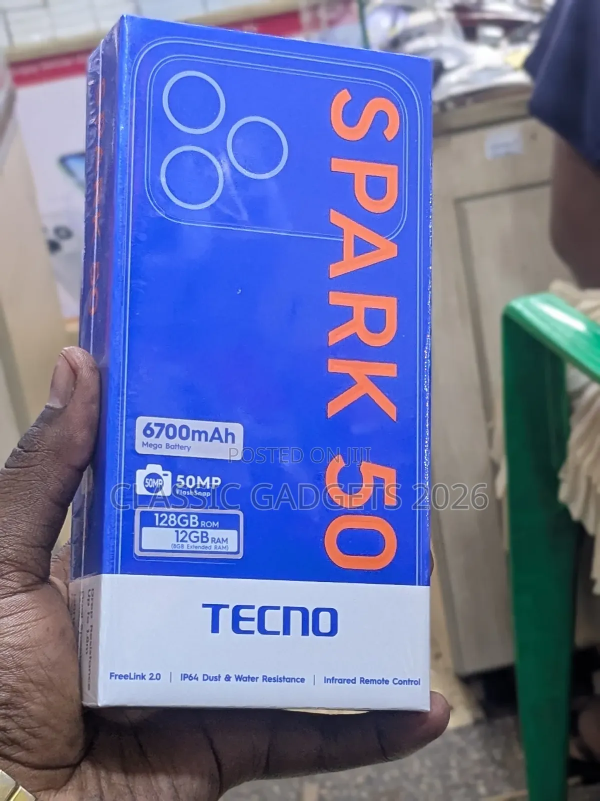 New Tecno Spark 50 128 GB Black