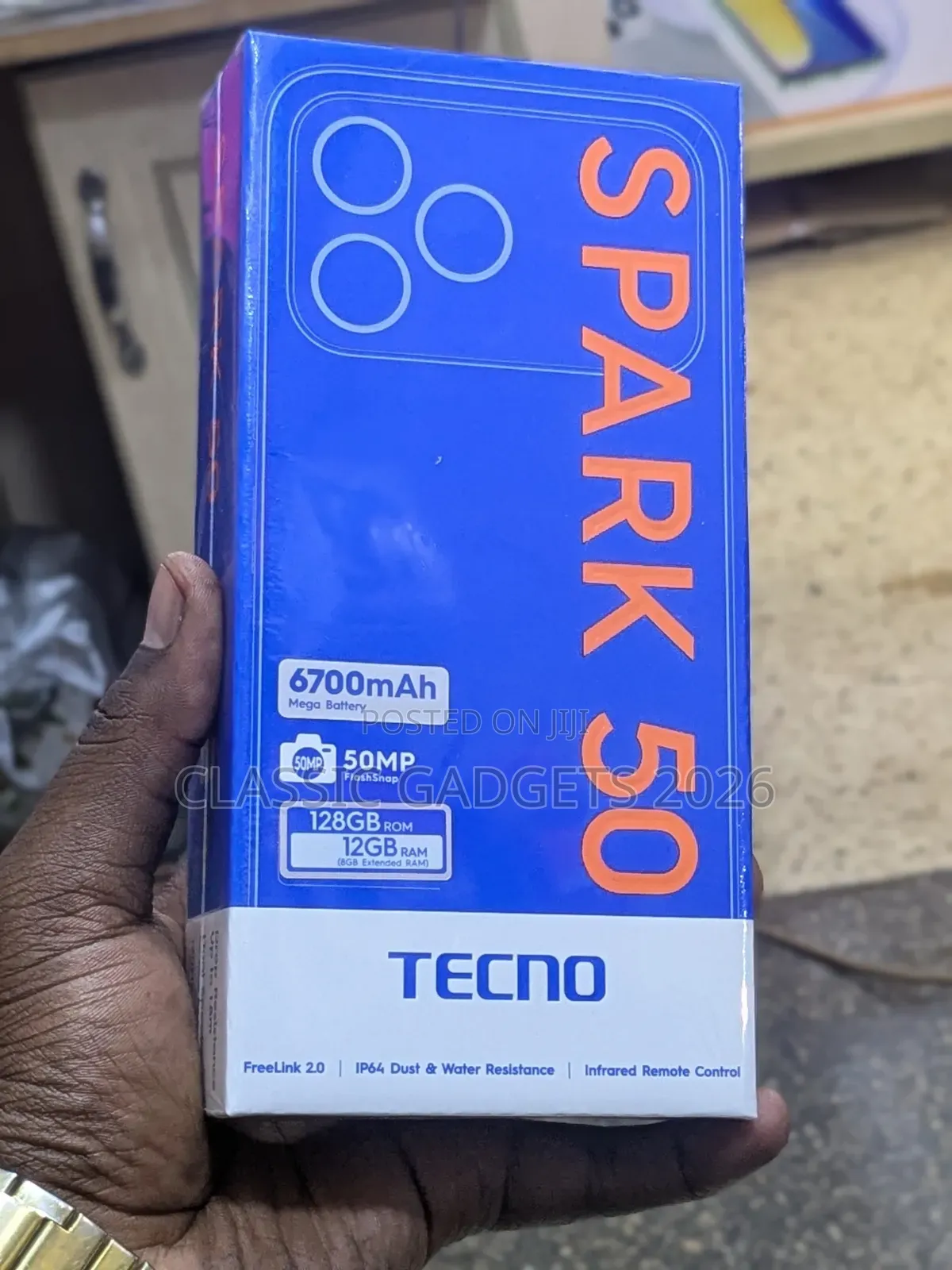 New Tecno Spark 50 128 GB Black