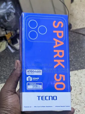 New Tecno Spark 50 128 GB Blue