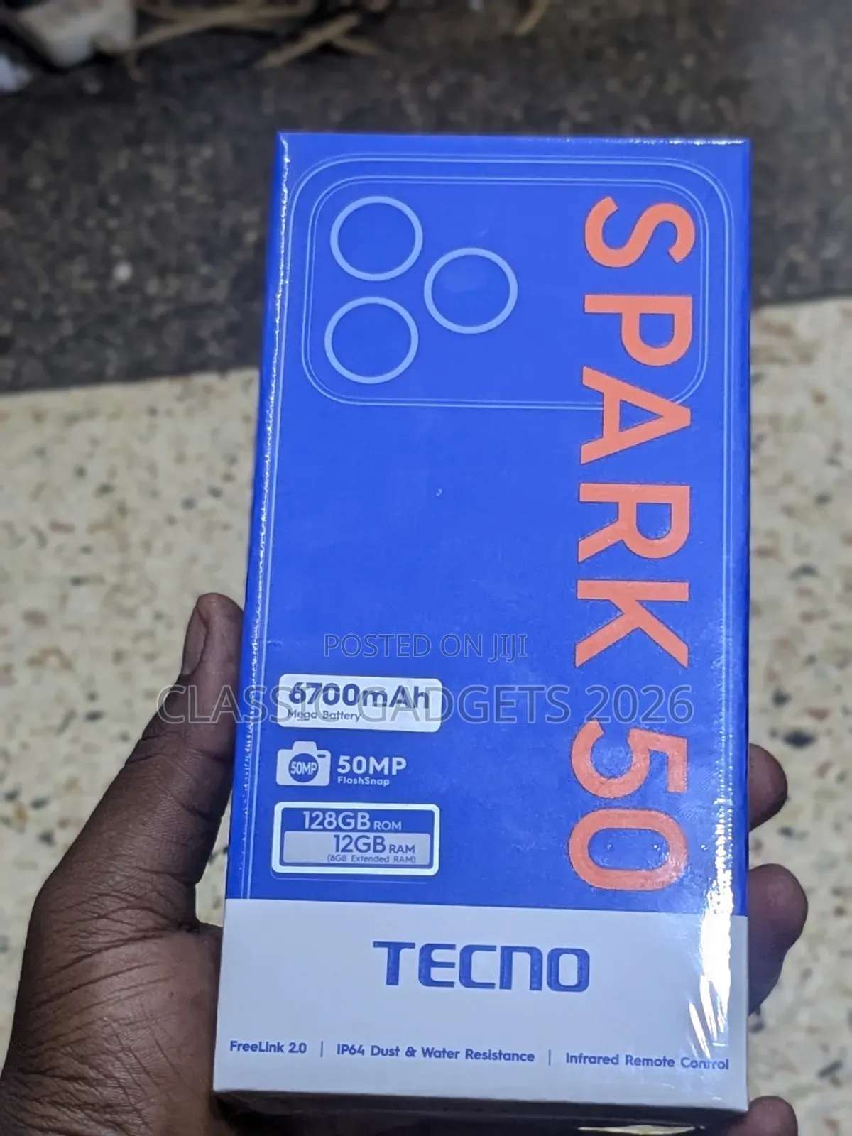 New Tecno Spark 50 128 GB Blue