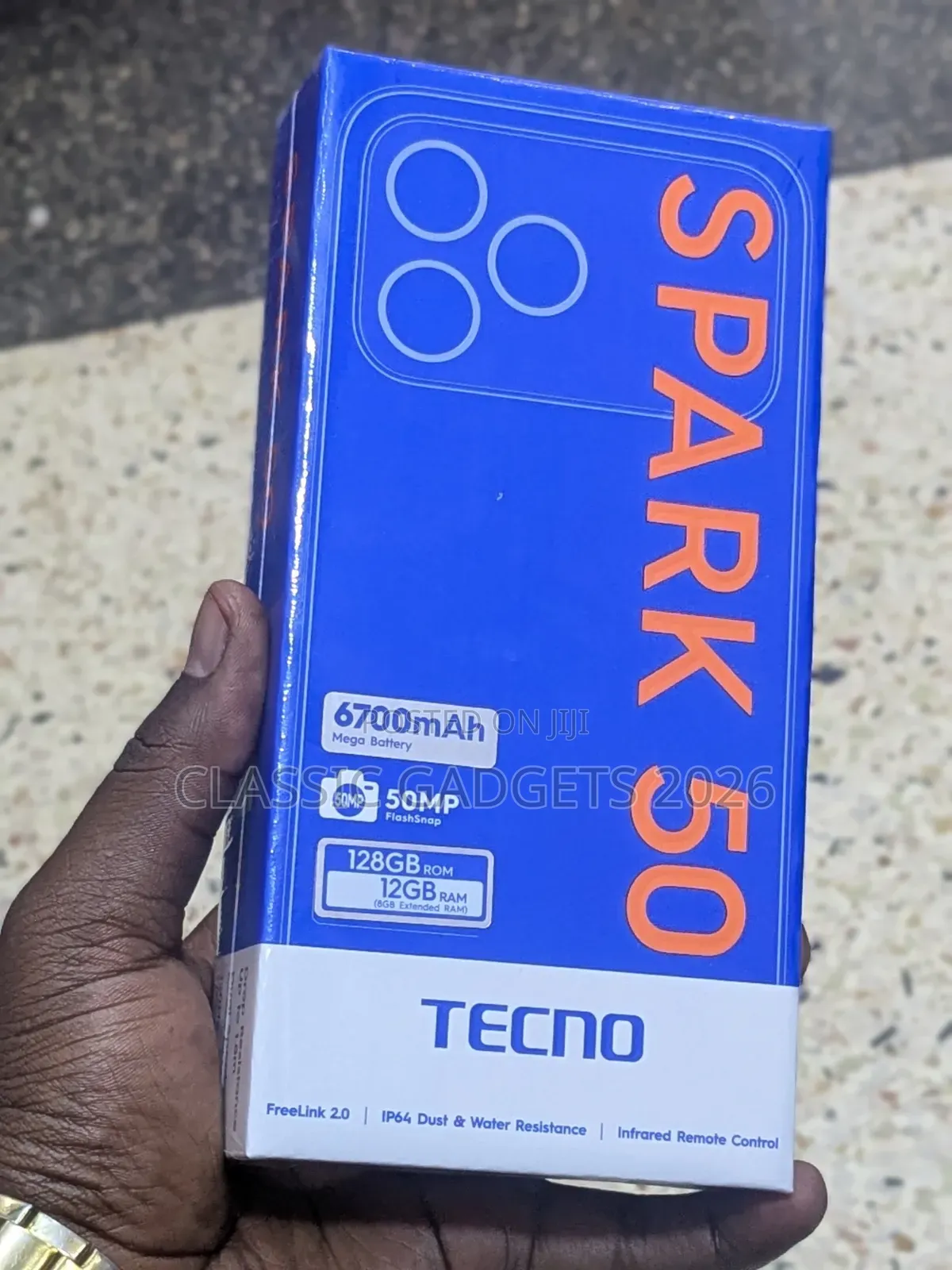 New Tecno Spark 50 128 GB Blue