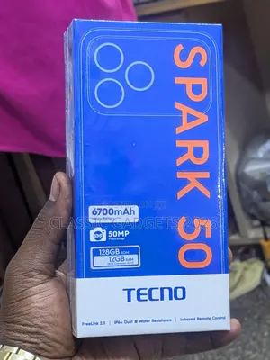 New Tecno Spark 50 128 GB White