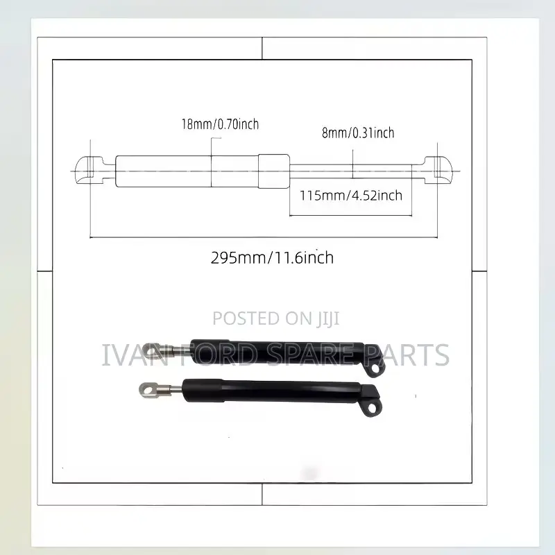 Tailgate Soft-Close Damping Struts