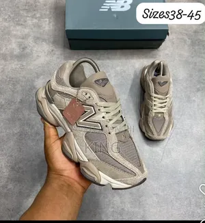 New Balance 9060 Sneakers in a Beige and Brown
