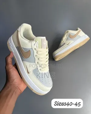 Nike Air Force 1 '07 Low Sneakers in a Phantom/Ironstone/Sesame