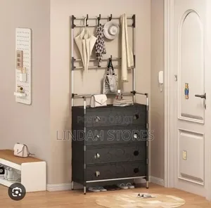 Shoe Rank With Coat Hanger