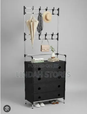 Shoe Rank With Coat Hanger