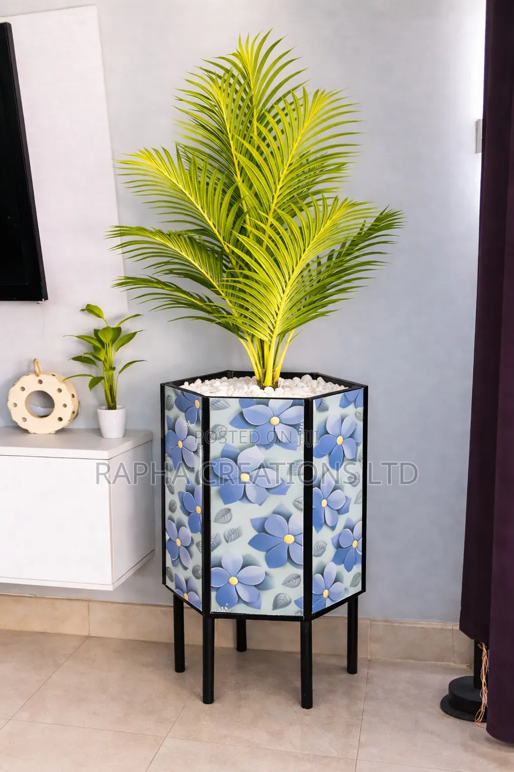 Hexagon Ceramic Tile Flower Pots/Vases/Planters/Pots/Plants