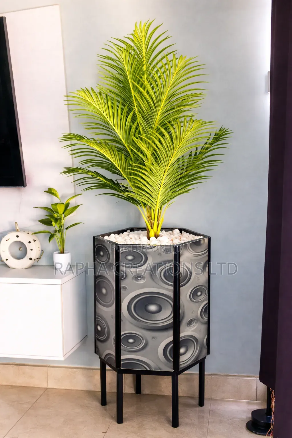 Hexagon Ceramic Tile Flower Pots/Vases/Planters/Pots/Plants