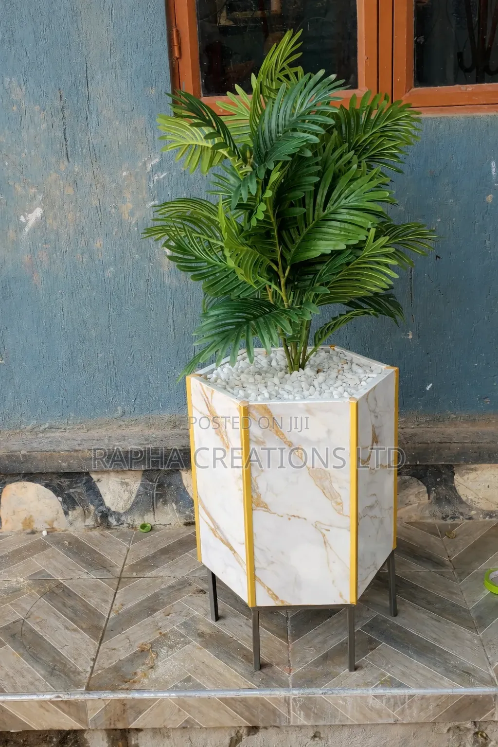 Hexagon Ceramic Tile Flower Pots/Vases/Planters/Pots/Plants